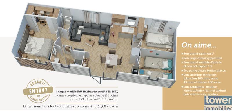 Maison - 40 m² - 4 pièces