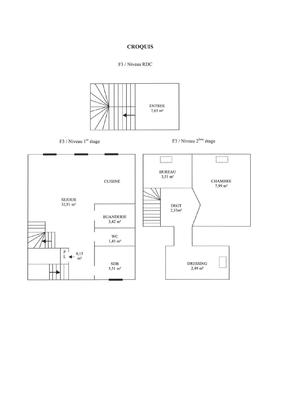 Appartement - 60 m² - 3 pièces
