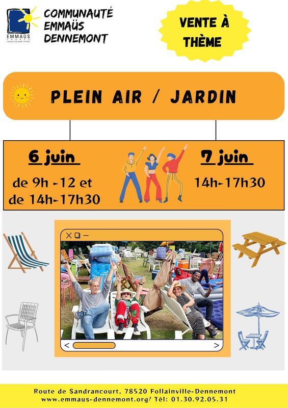 Vente à thème solidaire plein air et jardin