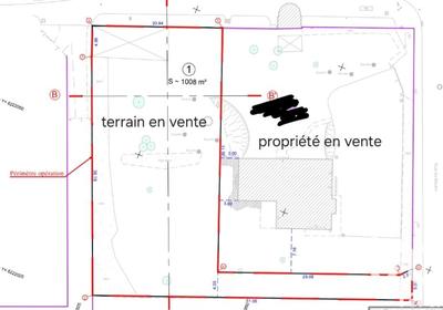 Terrain - 1 008 m²