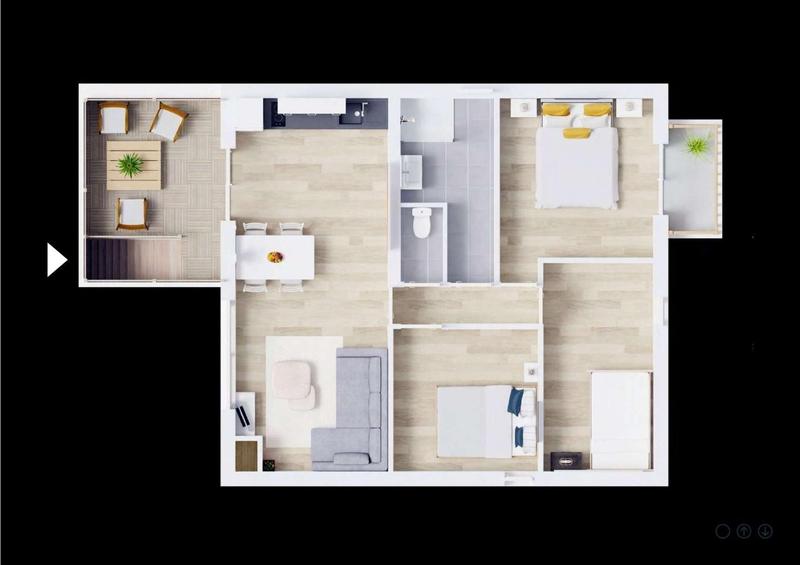 Appartement - 47 m² - 4 pièces