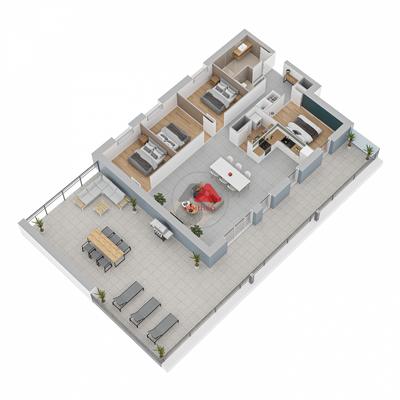 Appartement - 114 m² - 5 pièces