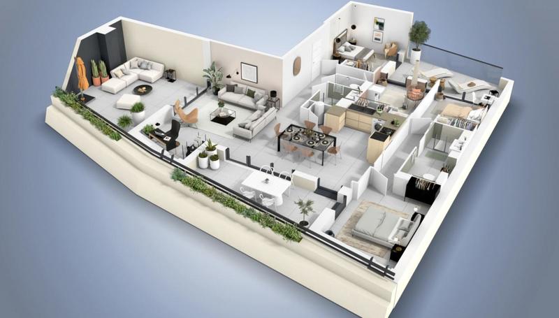 Appartement - 109 m² - 5 pièces