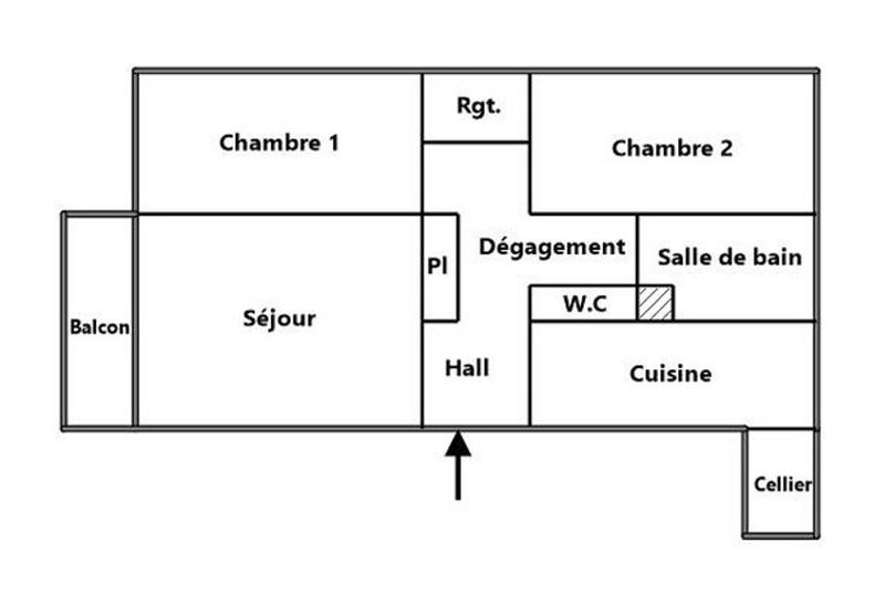 Appartement - 62 m² - 4 pièces
