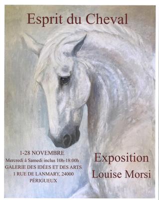 Exposition : l'Esprit du Cheval - Louise Morsi