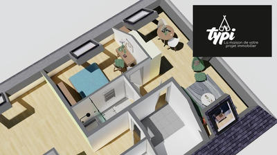 Appartement - 28 m² - 2 pièces