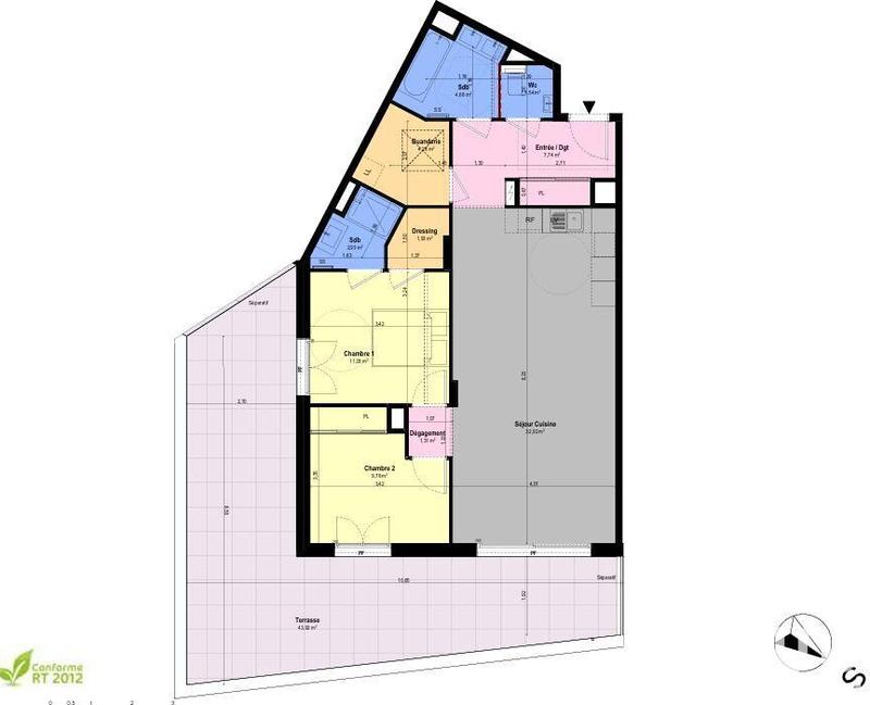 Appartement - 78 m² - 3 pièces