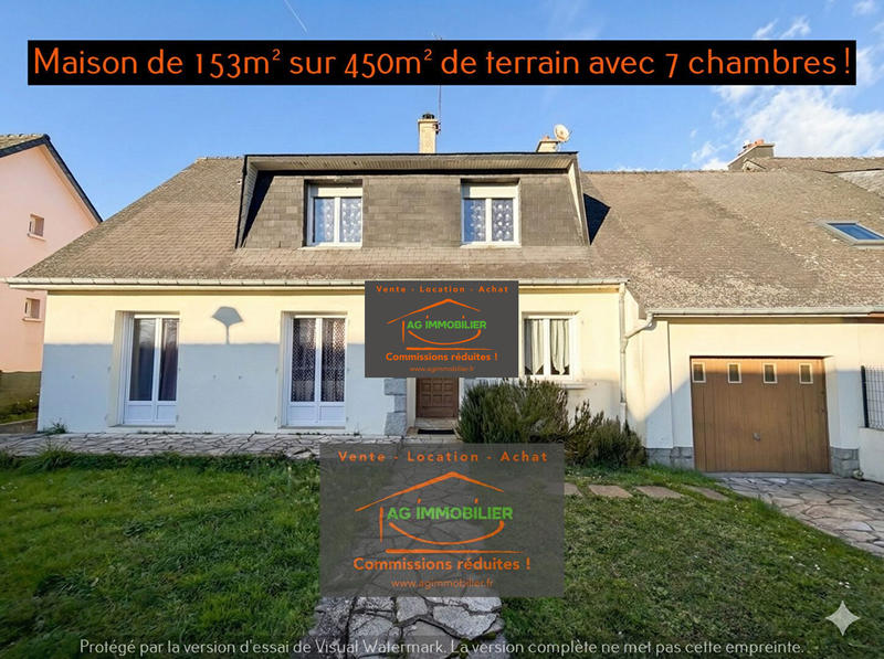 Maison - 150 m² - 8 pièces