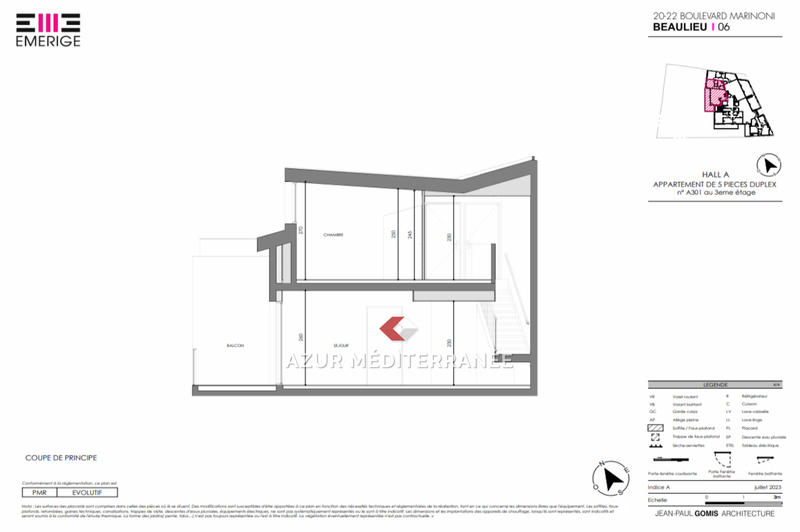 Duplex - 110 m² - 5 pièces
