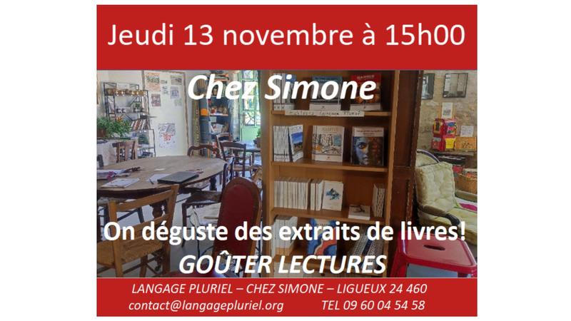 Goûter-lecture - 13 Novembre &amp; 18 décembre 2025 - Ligueux en Périgord