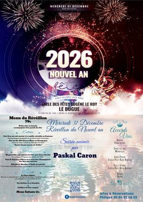 Réveillon du nouvel an au Bugue