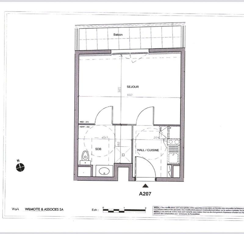 Appartement - 26 m² - 1 pièce