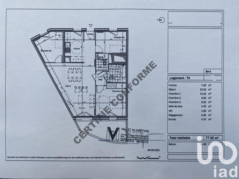 Appartement - 78 m² - 4 pièces