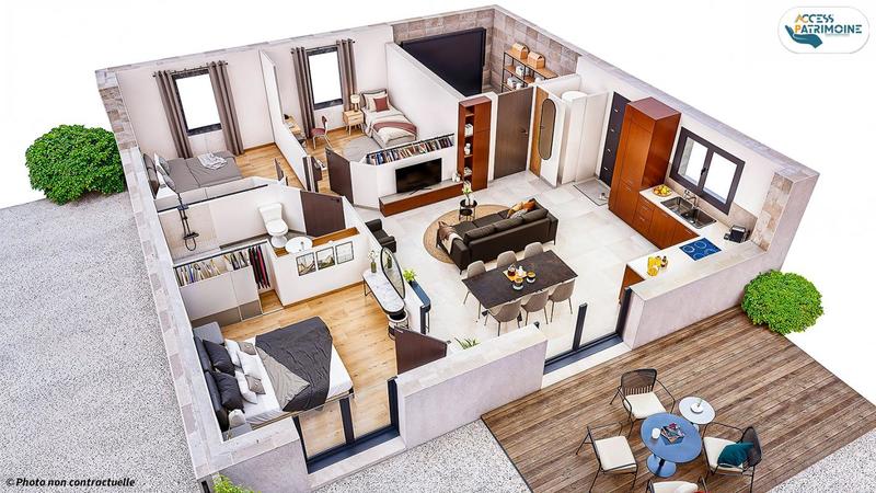 Maison - 71 m² - 5 pièces