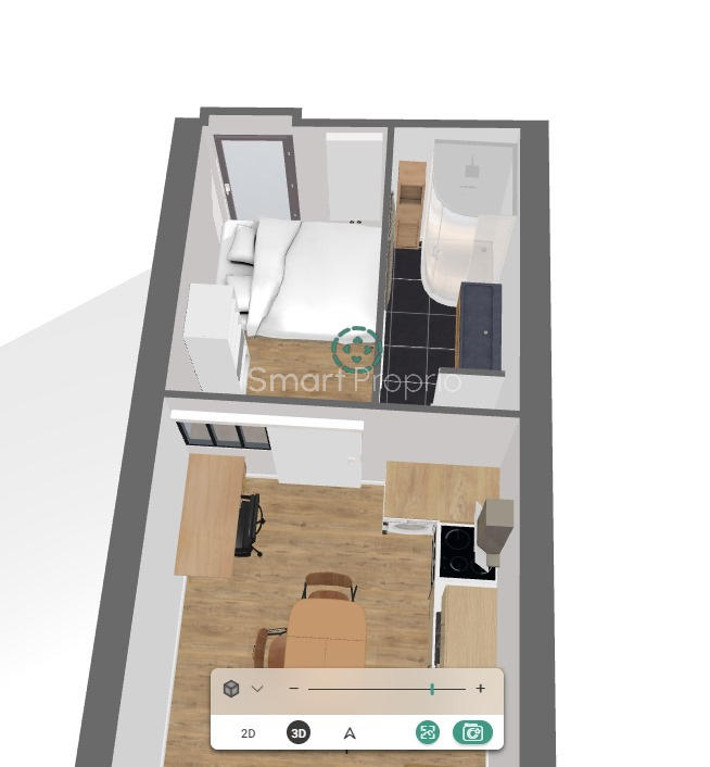 Appartement - 28 m² - 1 pièce