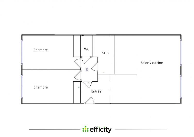 Appartement - 76 m² - 3 pièces