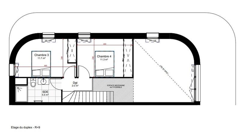 Appartement - 97 m² - 5 pièces
