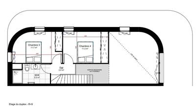 Appartement - 97 m² - 5 pièces