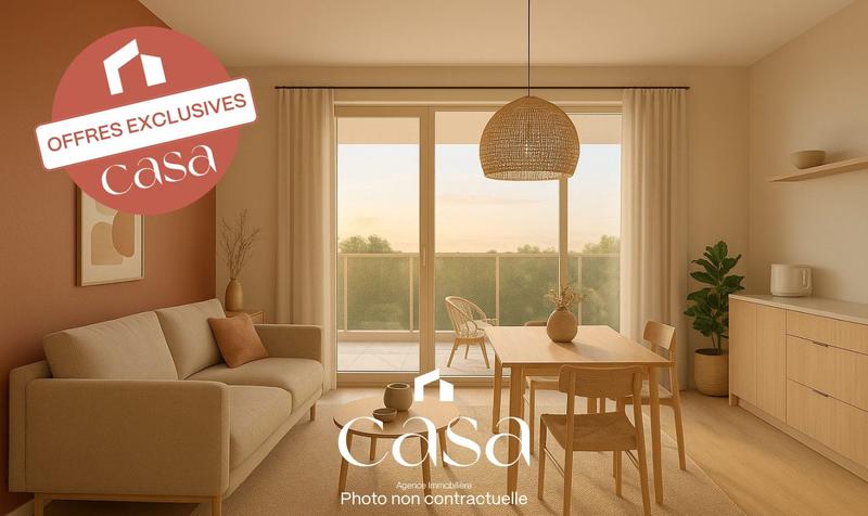 Appartement - 45 m² - 2 pièces