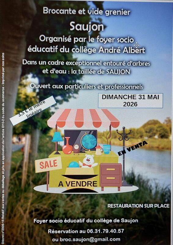 Brocante foyer socio éducatif du collège andré albert