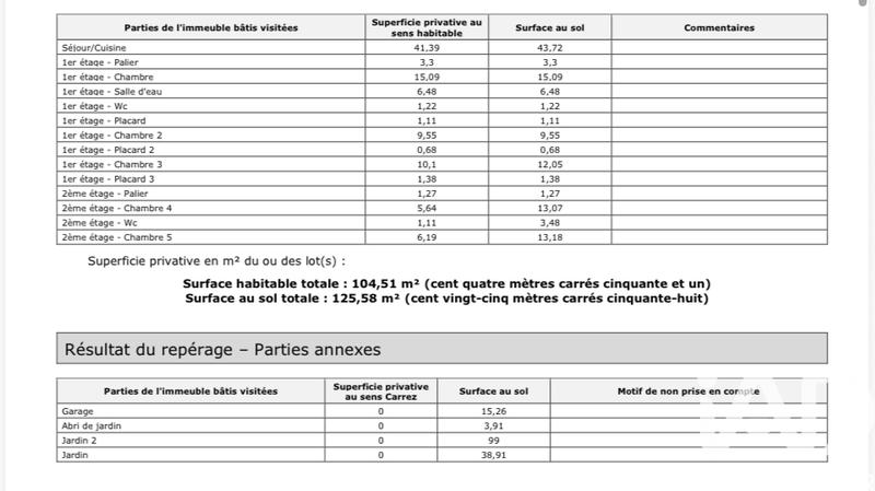 Maison - 105 m² - 5 pièces