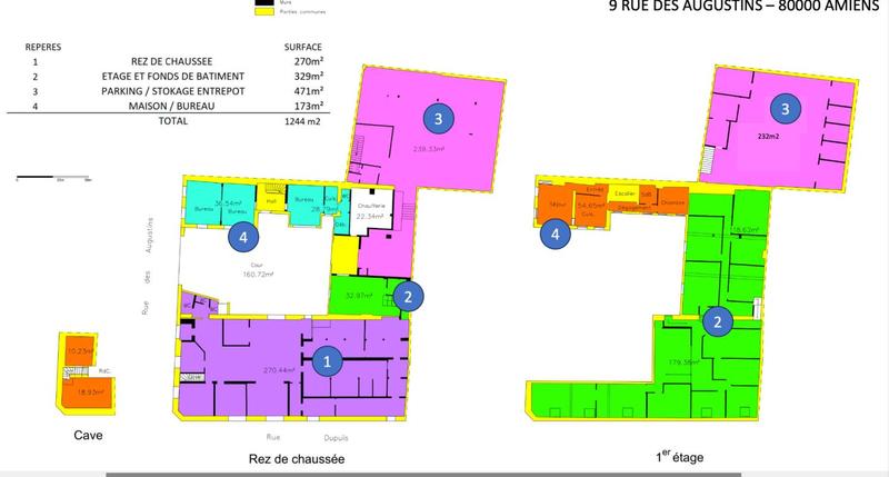 Immeuble - 1 200 m² - 22 pièces