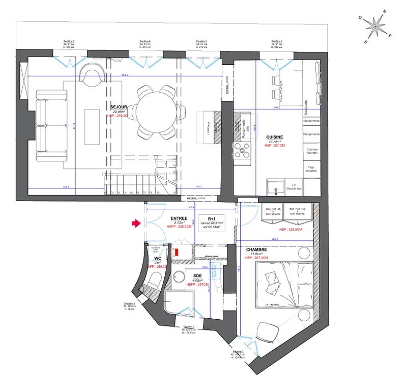 Appartement - 104 m² - 4 pièces