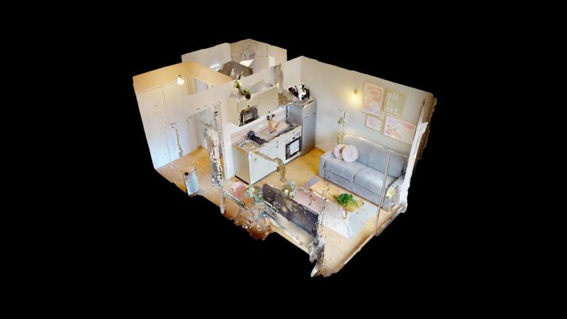 Studio - 19 m² - 2 pièces