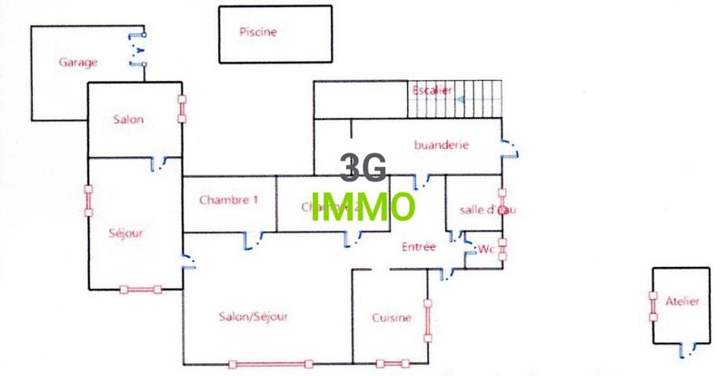 Maison - 140 m² - 6 pièces