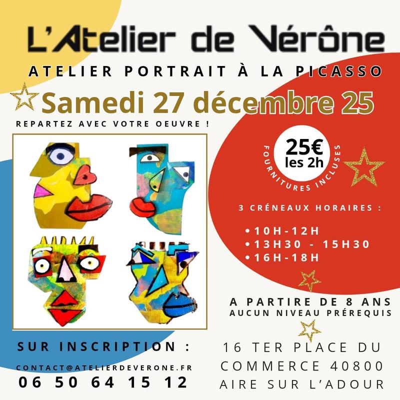 Atelier portrait de picasso