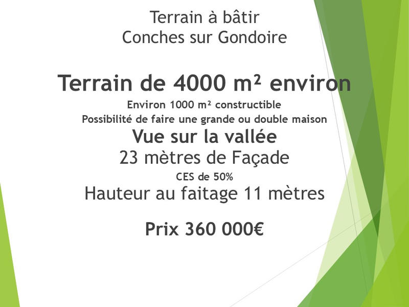 Terrain constructible - 3 978 m²