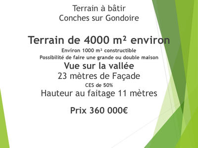Terrain constructible - 3 978 m²