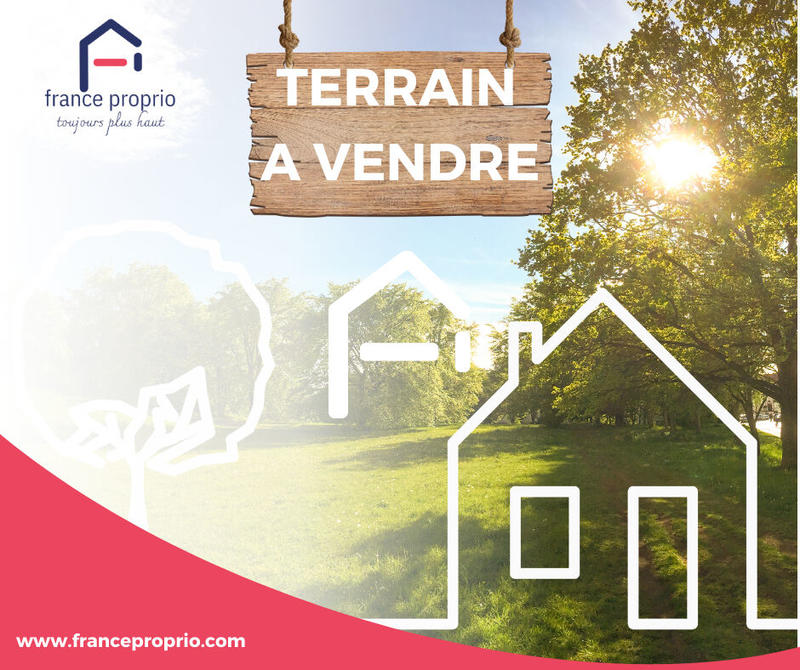 Terrain constructible - 843 m²