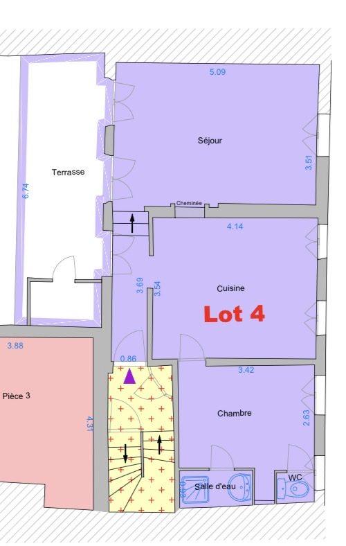 Appartement - 47 m² - 2 pièces