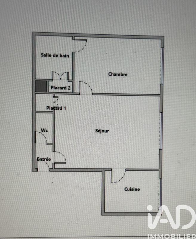 Appartement - 40 m² - 2 pièces