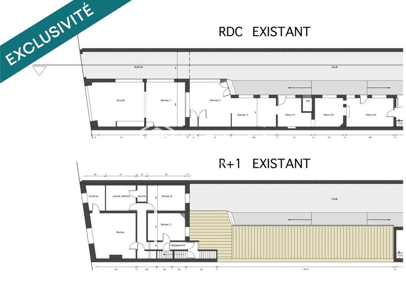 Local commercial - 481 m² - 14 pièces