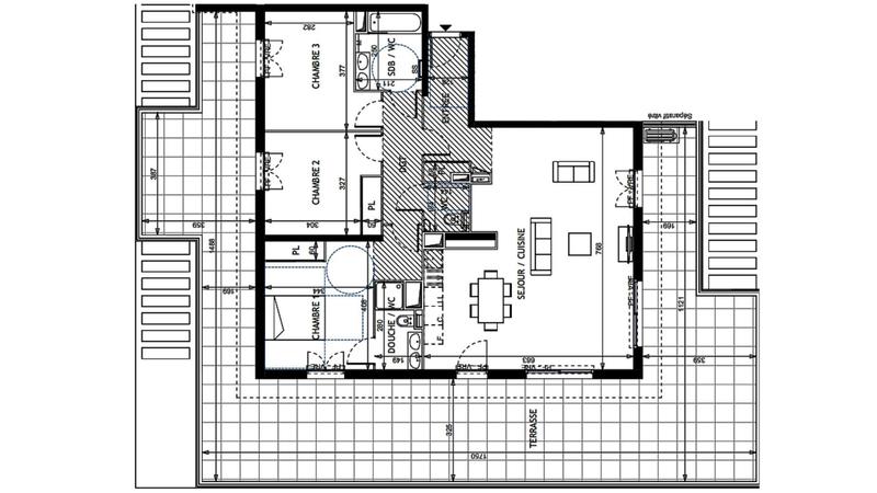 Appartement - 106 m² - 4 pièces