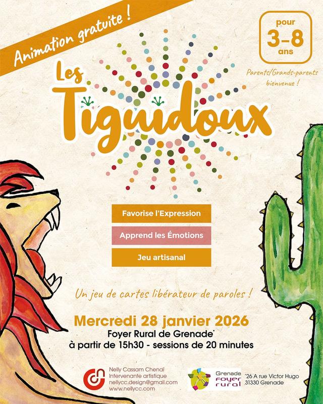 Présentation du Jeu "Les Tiguidoux" Par la Créatrice