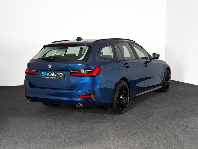 Bmw Série 3 Touring 318d G21 Ja17p Gps Cockpit Carplay Regul Full Led Clim Lane+Side Assist 136 Ch