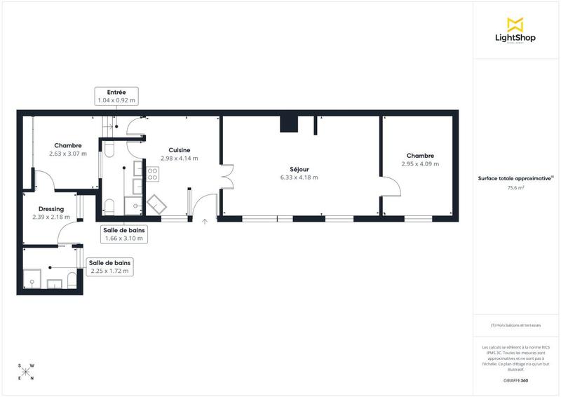 Maison - 80 m² - 4 pièces