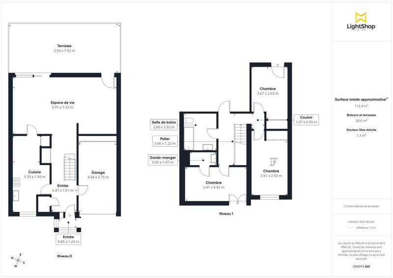 Maison - 110 m² - 5 pièces
