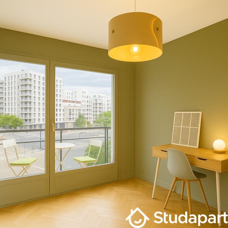 Chambre - 12 m² - 1 pièce