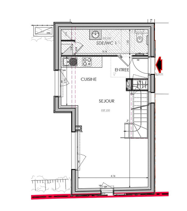 Maison - 73 m² - 3 pièces