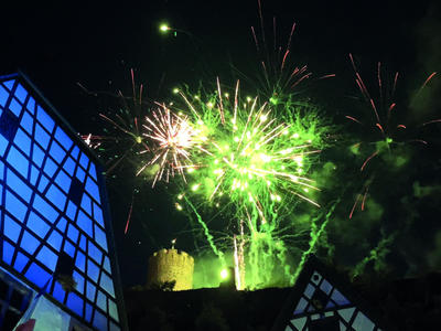 Feu d'artifice du réveillon de la Saint-Sylvestre