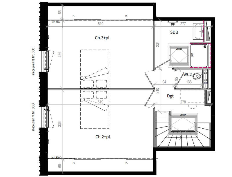 Appartement - 104 m² - 4 pièces