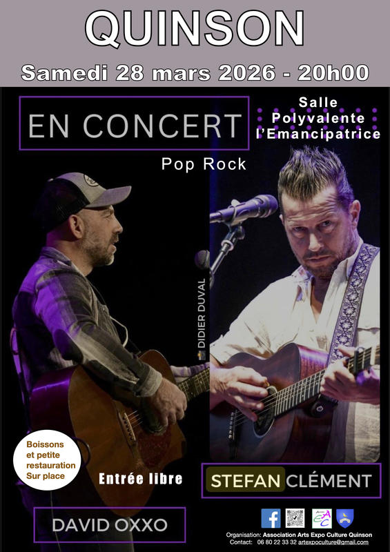 Quinson: Concert Pop Rock