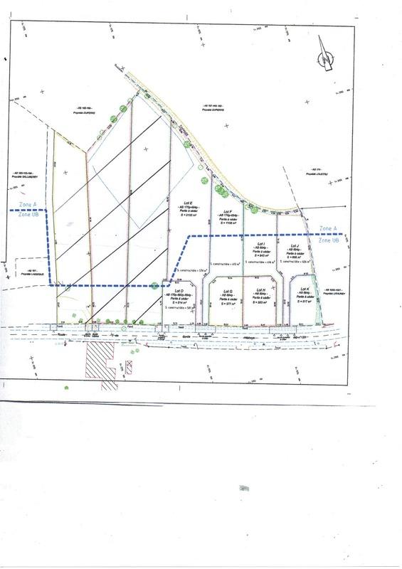 Terrain constructible - 866 m²