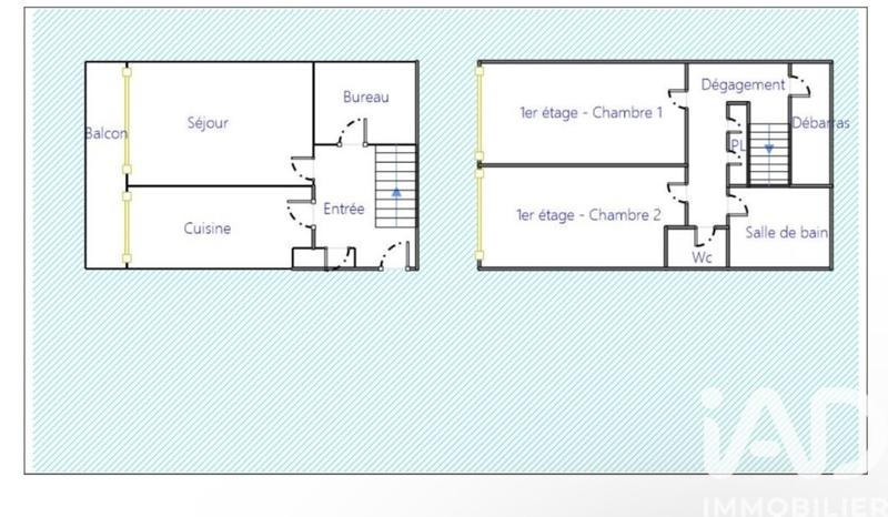 Duplex - 78 m² - 3 pièces