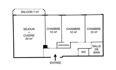 Appartement - 85 m² - 4 pièces