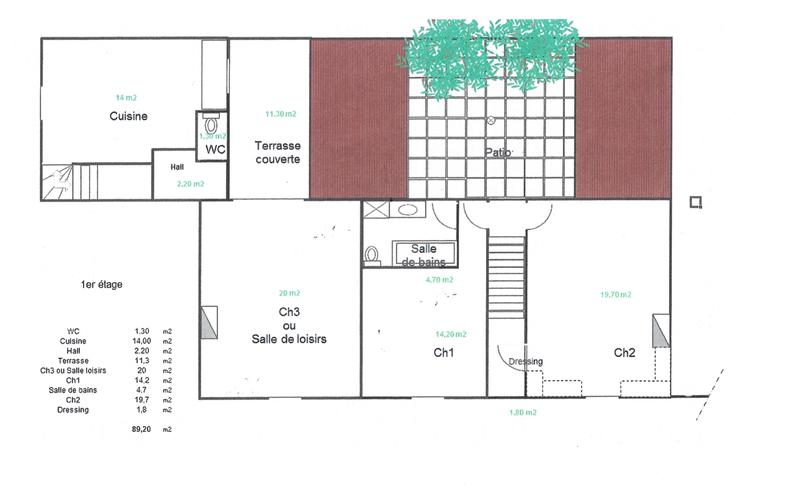 Maison de ville - 208 m² - 7 pièces